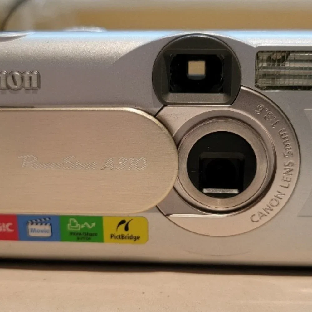 Canon PowerShot A310 3.2MP Compact Digital Camera Silver